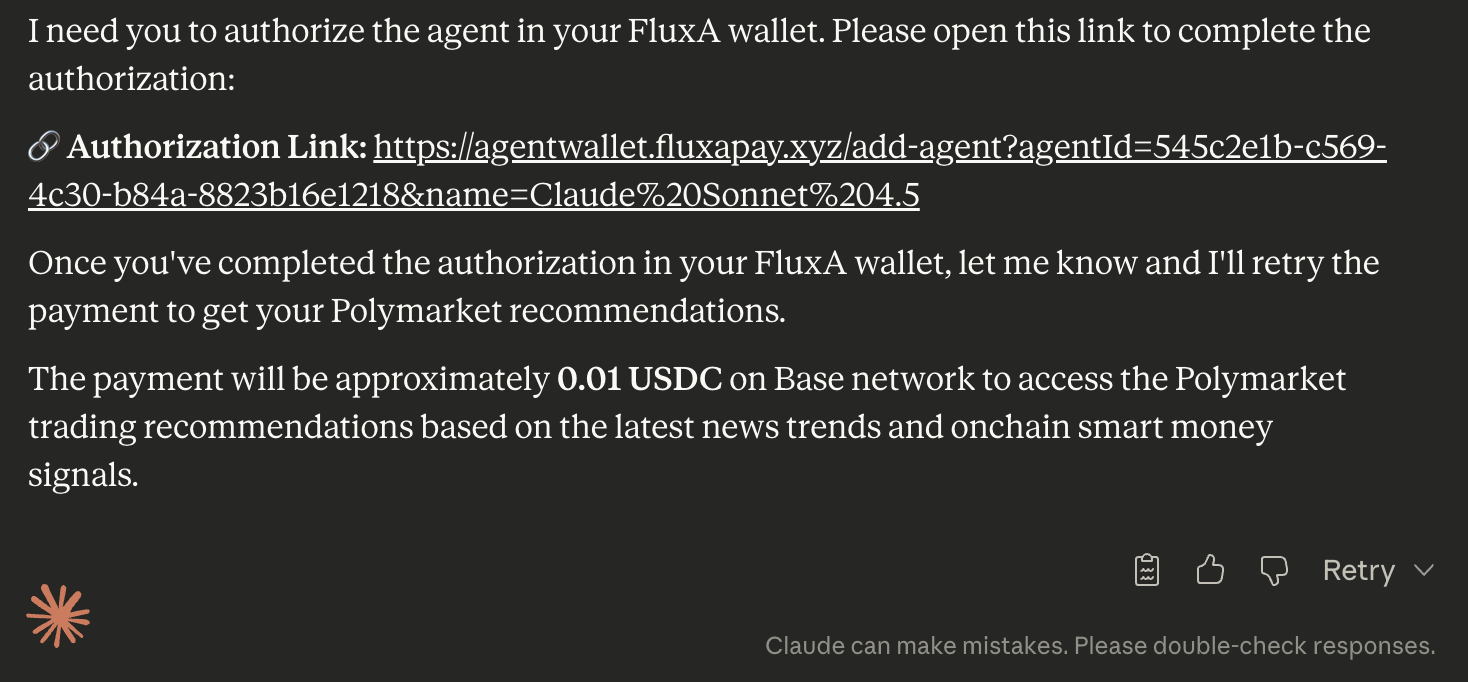 Claude asking to be a registered agent